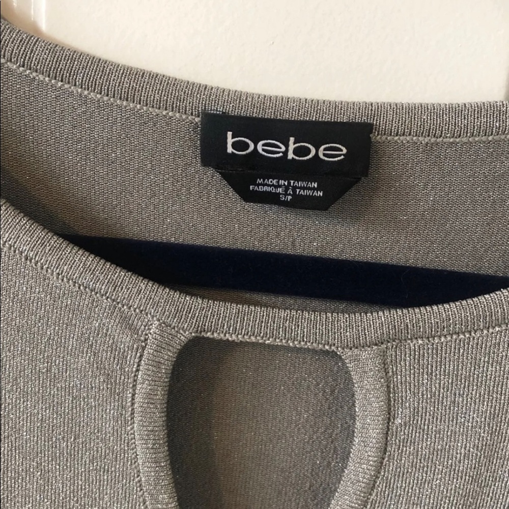 Bebe Metallic Dress